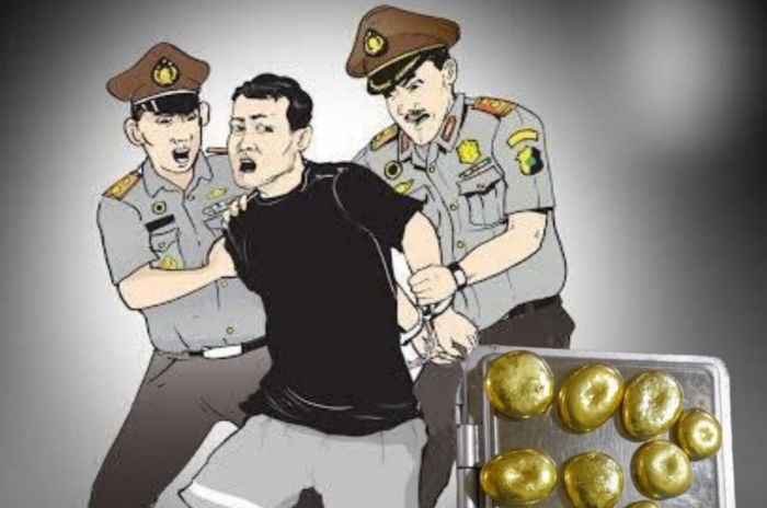 Penampung emas di Desa Penai diduga dijebak oknum polisi Polsek Silat Hilir